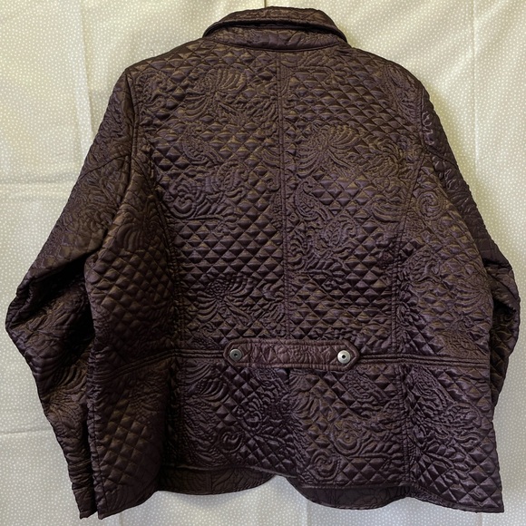 Motto Your Style Mantra Quilted Brown Coat New - Picture 8 of 14